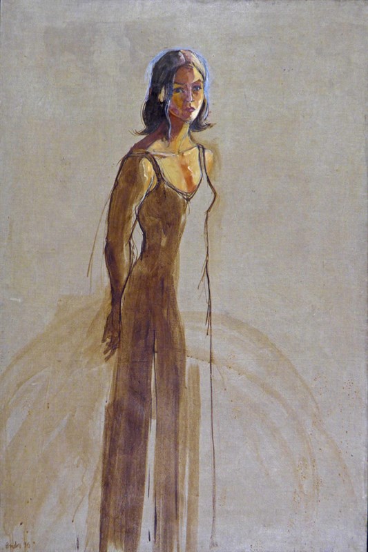 Première Emilie, Huile sur toile, 97 × 146 cm