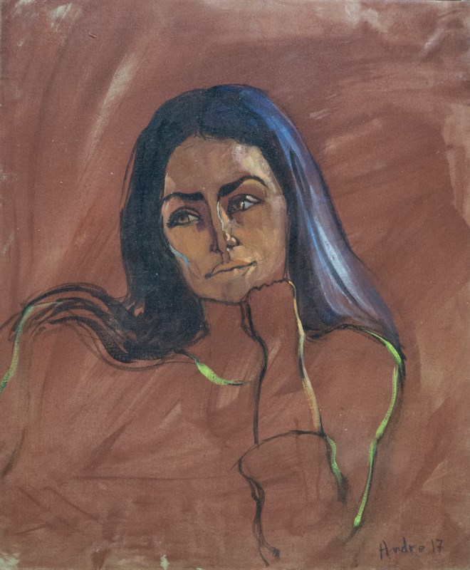 Marianne, Huile sur toile, 54 × 65 cm