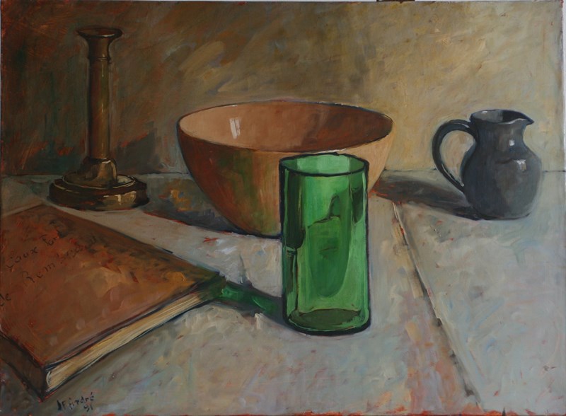 Transparence, Huile sur papier marouflé sur toile, 60 × 81 cm