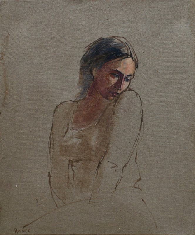 Zdravka, Huile sur toile, 46 × 55 cm