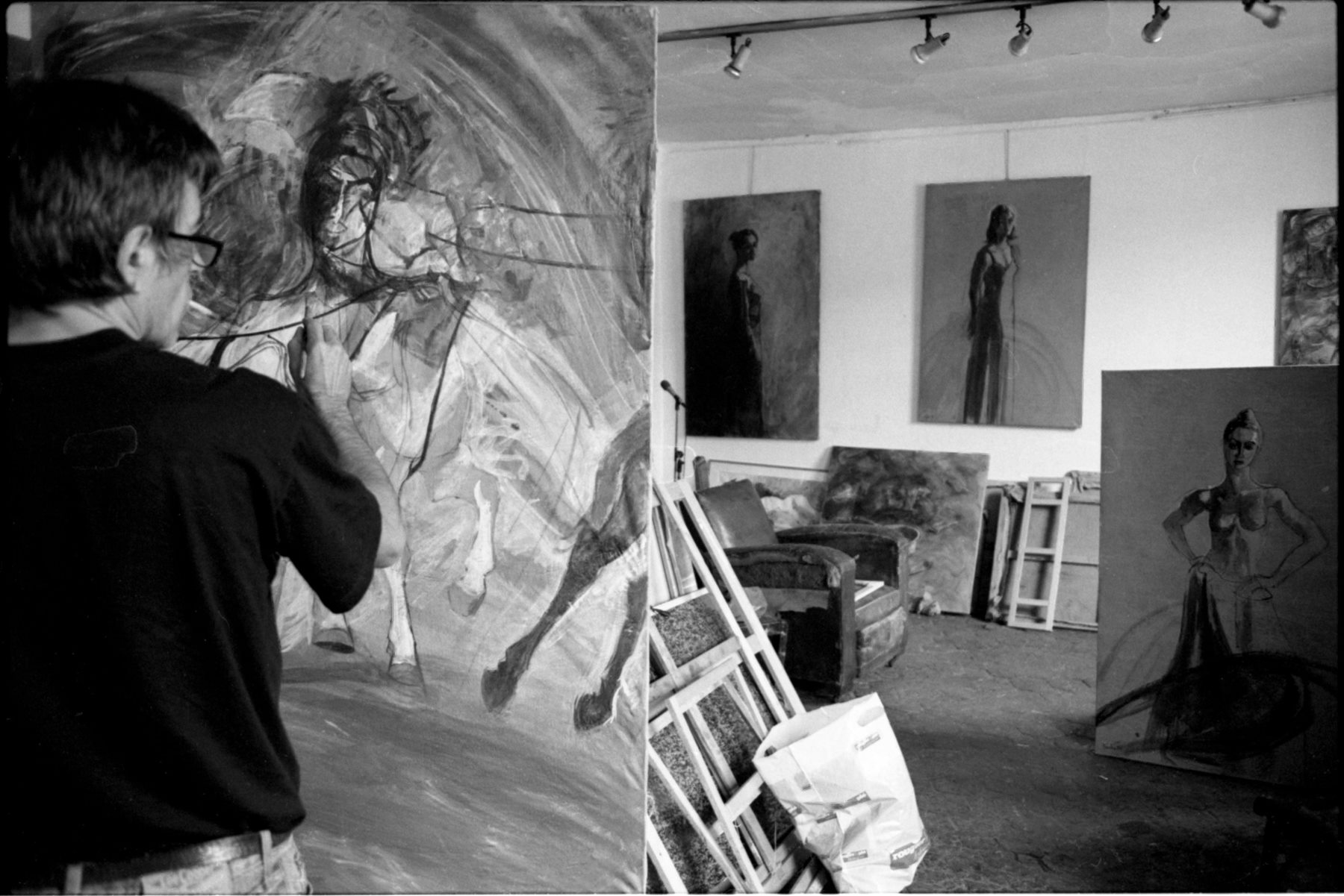 Jean-François Andre à l'atelier